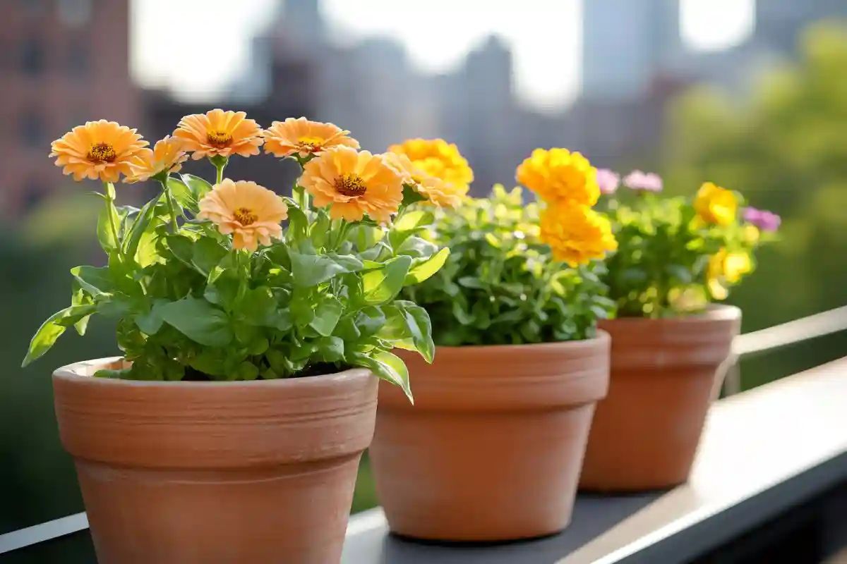 Calendula sul balcone