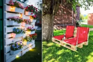 progetti fai da te con pallet in giardino
